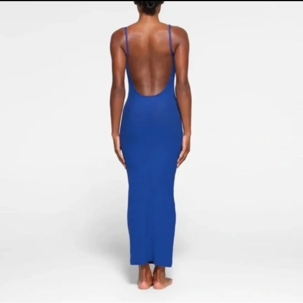 SKIMS Blue Midi Dress - Picture 5 of 10